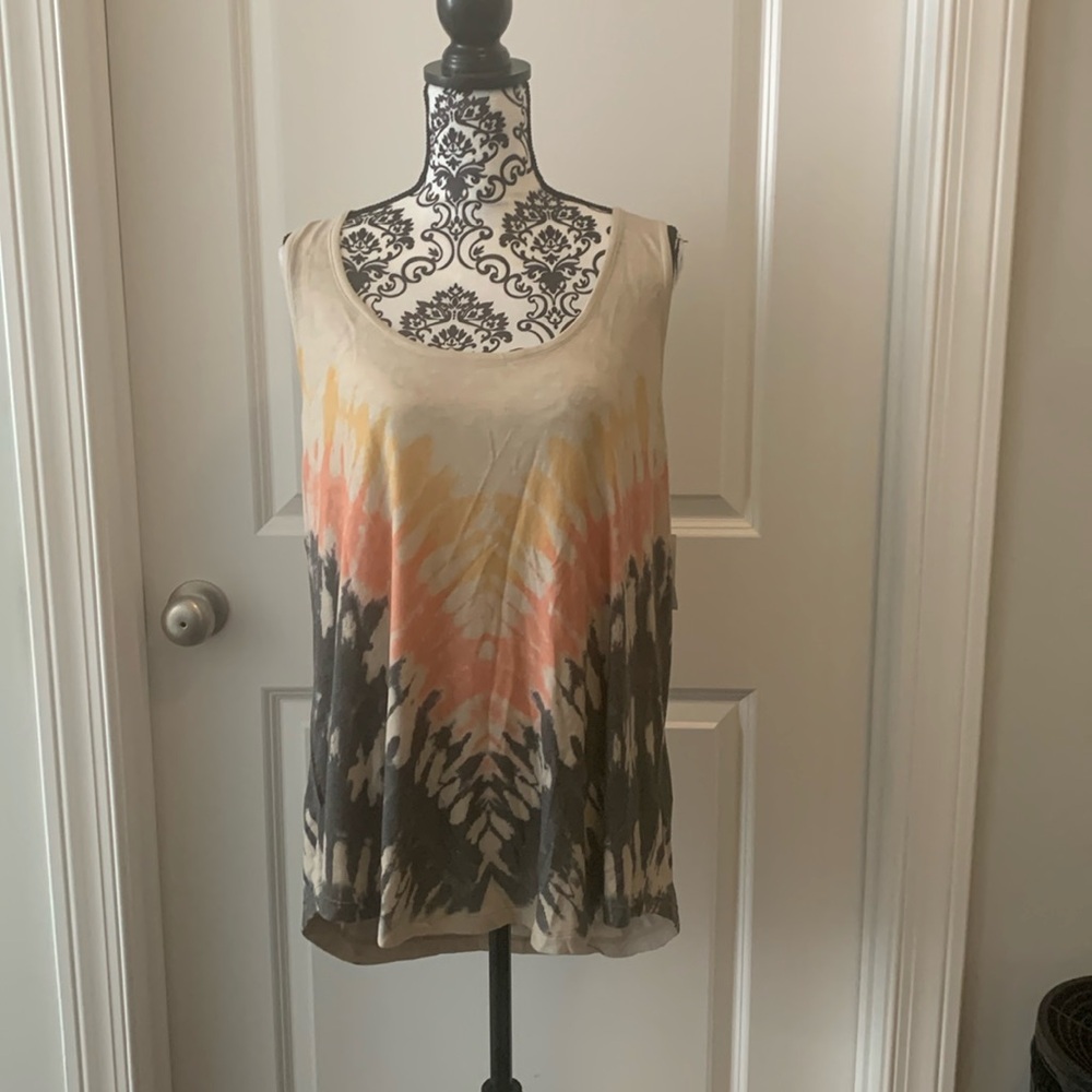 NWT.  Woman’s Phil Love racer back tie dye tank.